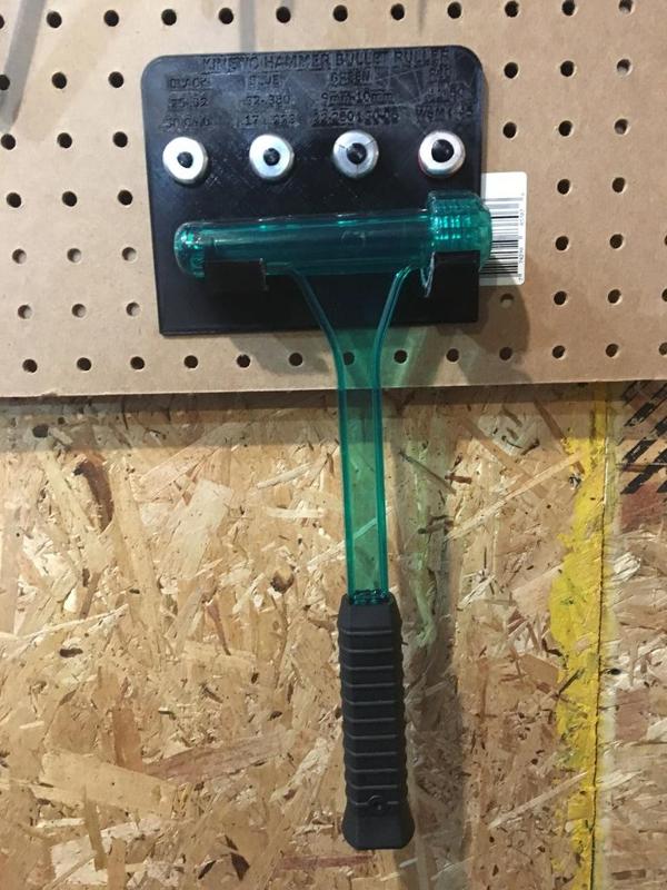 Bullet Puller Kinetic Hammer Cabela's Reloading Pegboard Holder