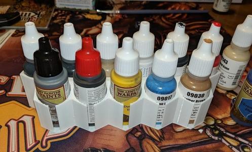 Hexagonal Paint Bottle Holder