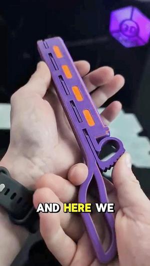 Long BB Shotgun 21 balls Fidget (Print-in-Place)