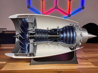 Jet Engine with outer shell