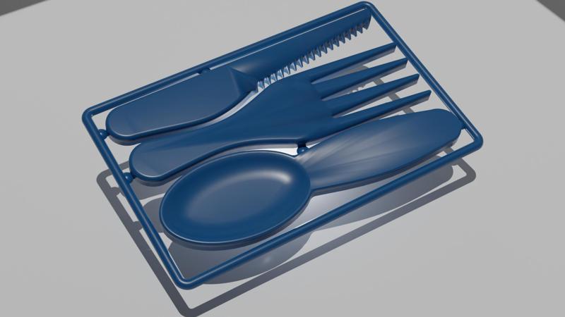 Camping / Credit Card Cutlery Set