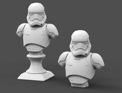 1st galaxy trooper Bust Fan Art