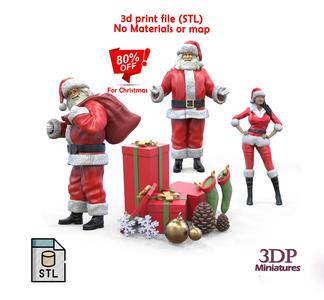 Christmas Collection 3 Santa Claus Christmas tree stuff
