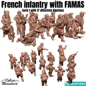 Modern French with FAMAS - 28mm