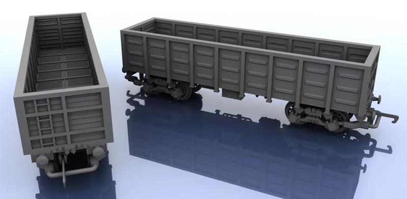 OO Scale Train - Hopper Type 1 - Mid Length   