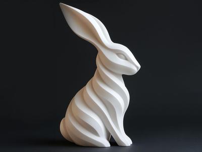 Modern Sculptural Bunny