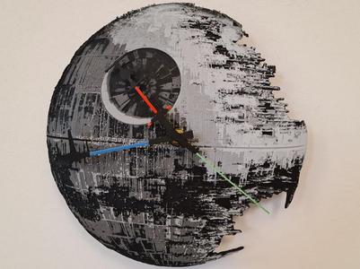 Star Wars Deathstar Clock Face Hue edition