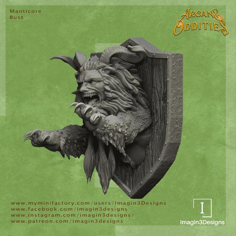 Manticore Bust