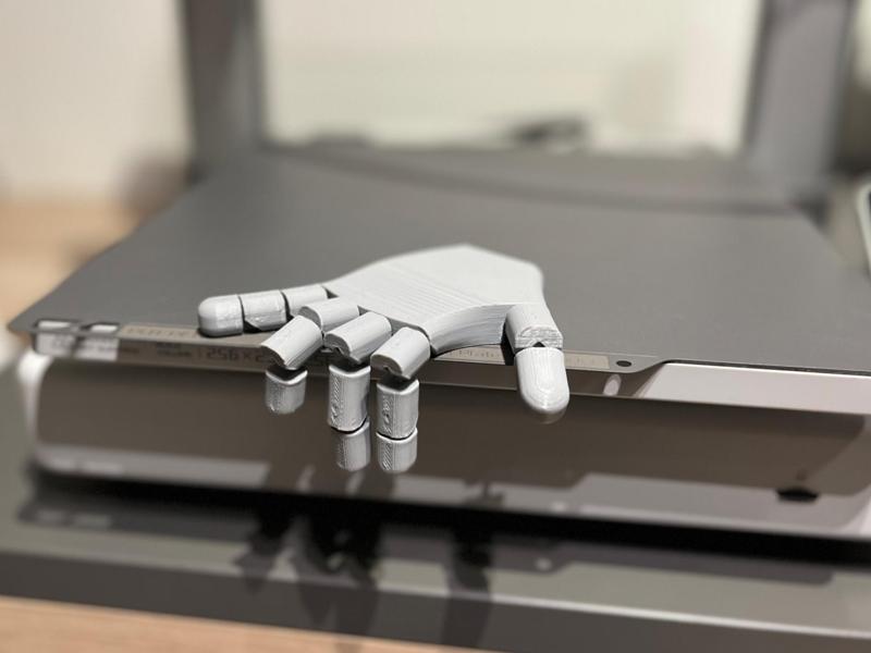 Articulated robot hand