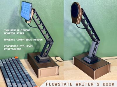 FlowState Writer's Dock - Industrial Monitor Riser