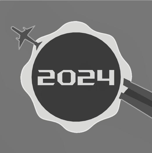 8x8 Eclipse 2024 Wall Art