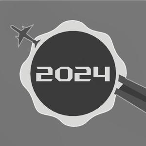 8x8 Eclipse 2024 Wall Art