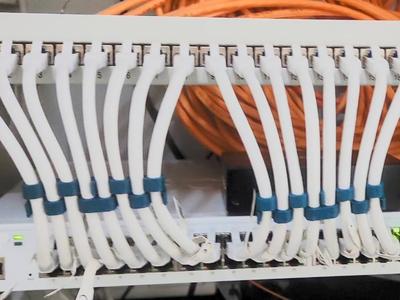 CAT / Network Patch Cable organizer 