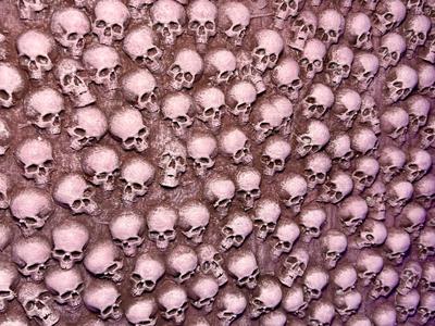 Skull Wall Diorama Background Backdrop Detolf size