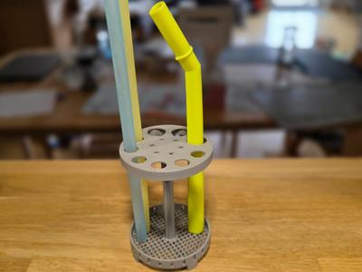 Drying Rack for Reusable Straws.