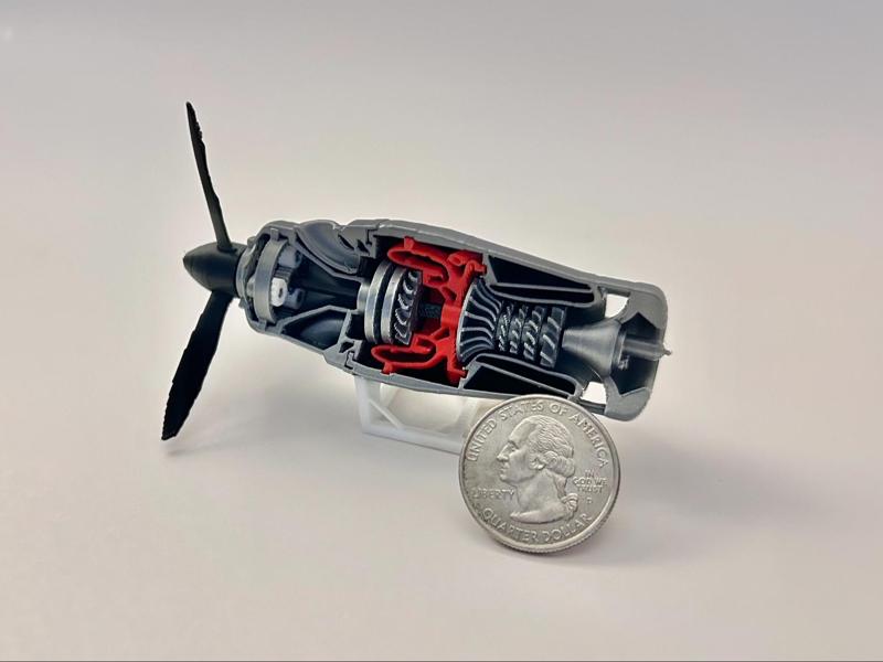 Mini TurboProp Jet Engine
