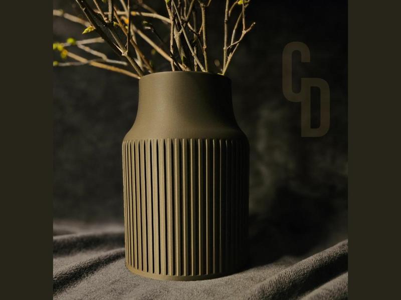 Vase Modern Stripe