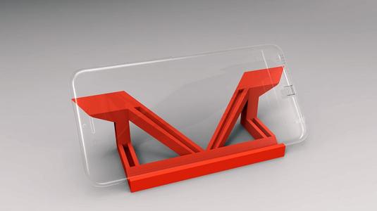 Phone Stand for iPhone 6 Plus - Remix Paradox Illusions Design - 