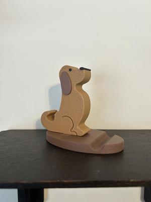 Dog phone stand