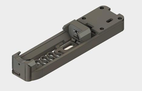 18650 Battery Charger - Micro USB with integrated spring holder