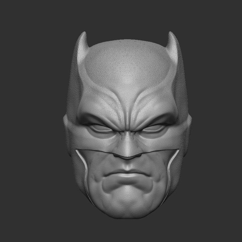 Flashpoint Batman - Headsculpt for Action Figures 3D print model