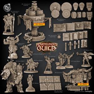 Adventurer Guild 3D Prints STL File