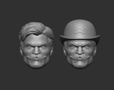 Dum Dum Dugan - Headsculpt for Action Figures