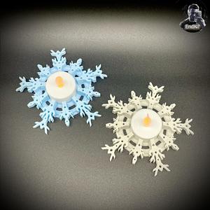Snowflake Tea Light Holder - Christmas