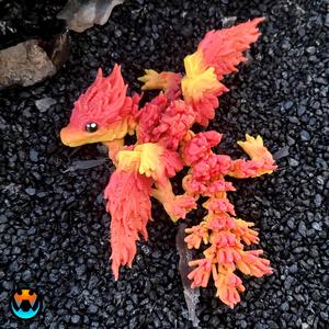 BABY Phoenix Dragon, Print in Place, No Supports