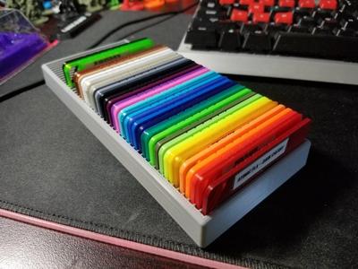 50 slot tray for Yet Another Filament Sample Cards