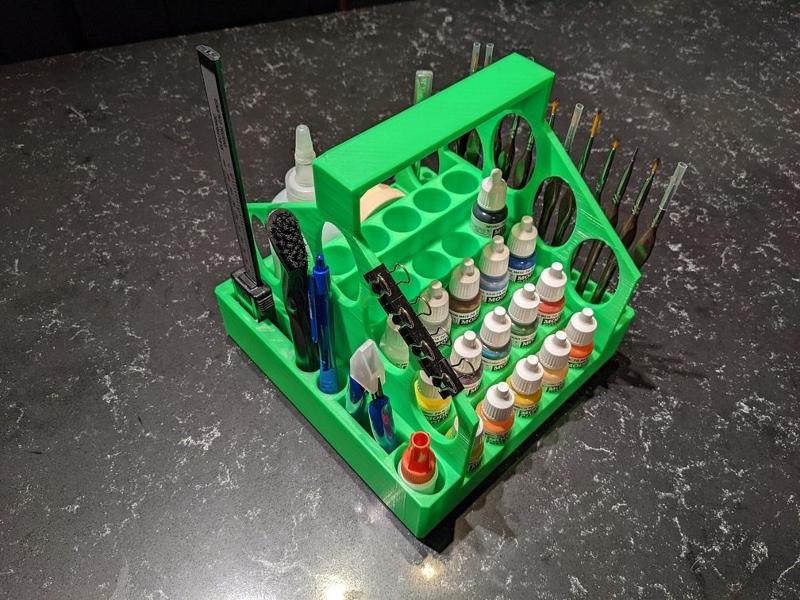 Paint and 3D Printing Tool Holder