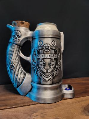 12oz  Gunslinger Can Cozy Dice Tower