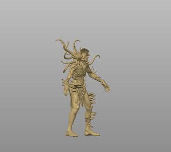 Mushroom zombie posing   