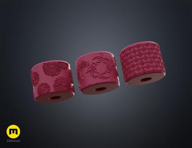 Texture Rollers Japanese Patterns middle Vol.5 (13–15)