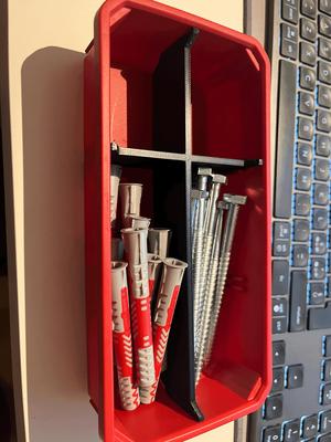 Milwaukee Slim Packout Bin 4 slots Divider