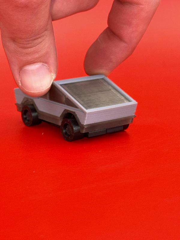 Tesla Cybertruck Print & Assemble Kit With Working Wheels