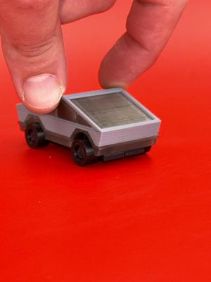 Tesla Cybertruck Print & Assemble Kit With Working Wheels