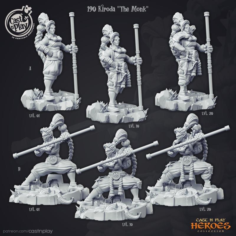 Kiroda The Monk (Pre-Supported)