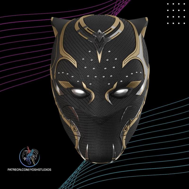 Shuri Black Panther Mask (Wakanda Forever) 3D Print File STL