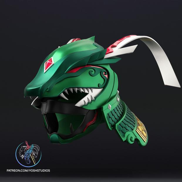 Sengoku Green Helmet 3D Printer STL File