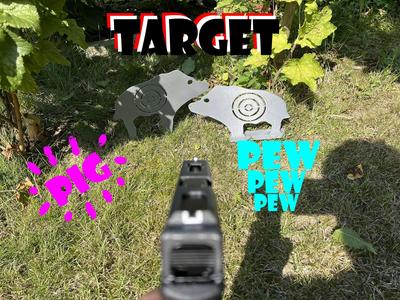 Terč Prase, Airsoft, Air gun, vzduchovka, target