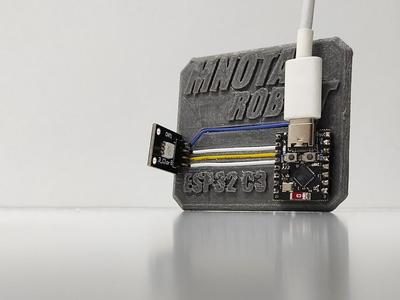 3D Printed PCB: ESP32 C3 SuperMini & RGB Cathode
