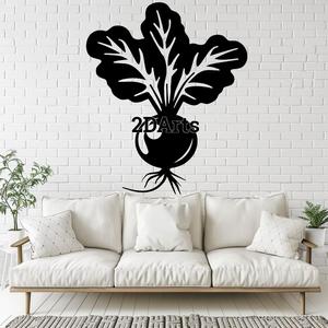 Radish 2D Wall Art/Window Art - Digital STL & SVG Files for 3D Printing and Laser Cutting