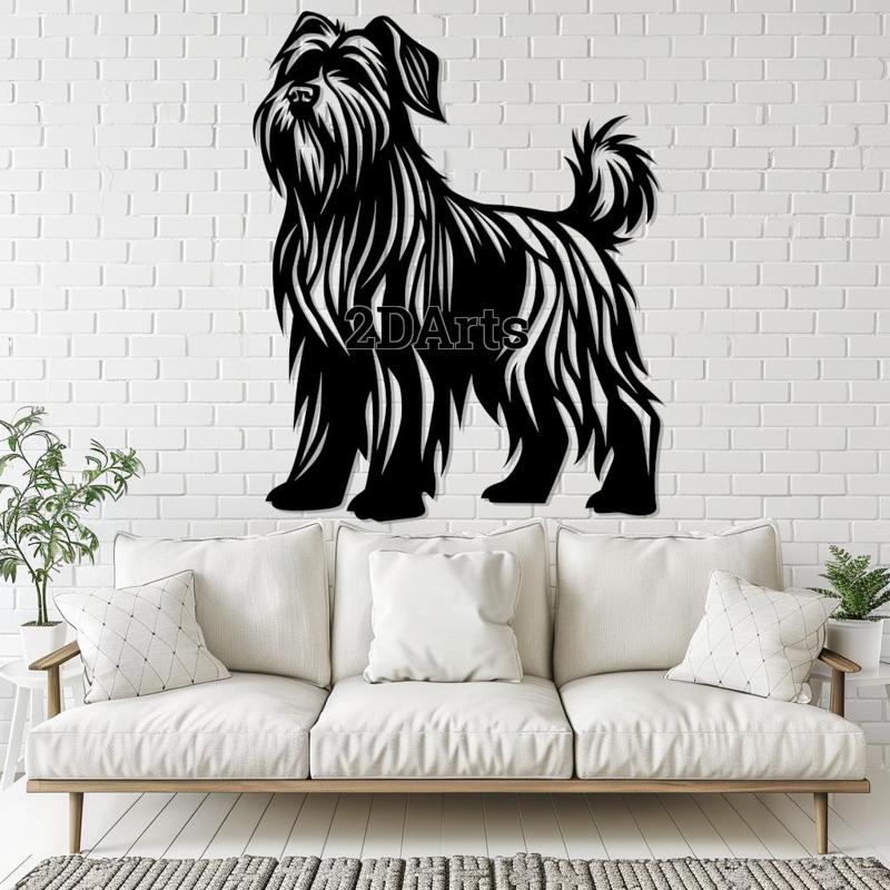 Briard Dog 2D Wall Art/Window Art