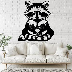 Raccoon 2D Wall Art/Window Art - Digital STL & SVG File
