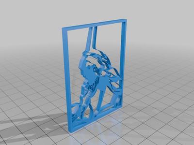 Evangelion Eva-01 Wireframe Wall mount