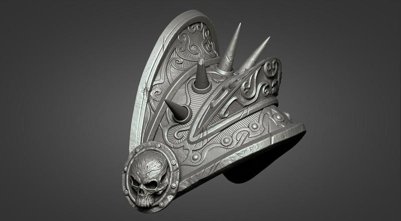 Lich King Armor - Left shoulder