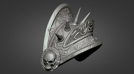 Lich King Armor - Left shoulder