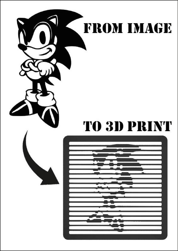 Sonic the Hedgehog - Line Art Illusion