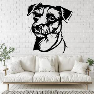 Jack Russell Terrier 2D Wall Art/Window Art - Digital STL & SVG File for 3D Printing or Laser Cuttin